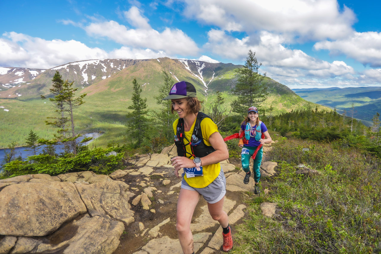 trail running course en sentier