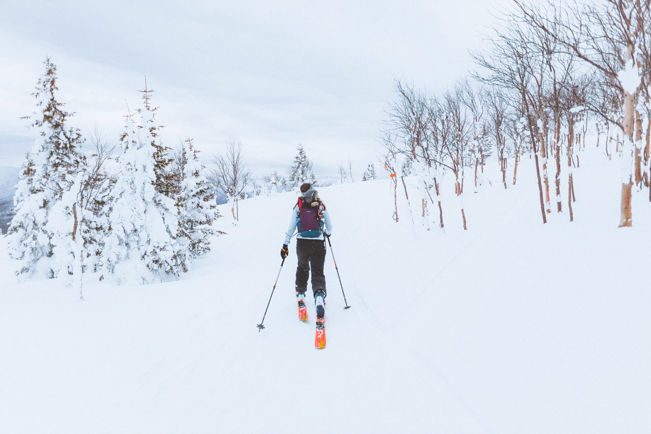 Gaspesie snow peaks in winter - Mountain School - Sepaq